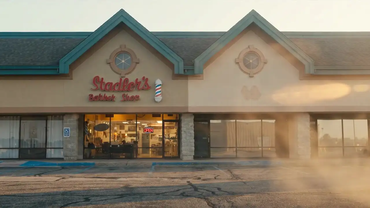Concept still: the storefront at sunrise